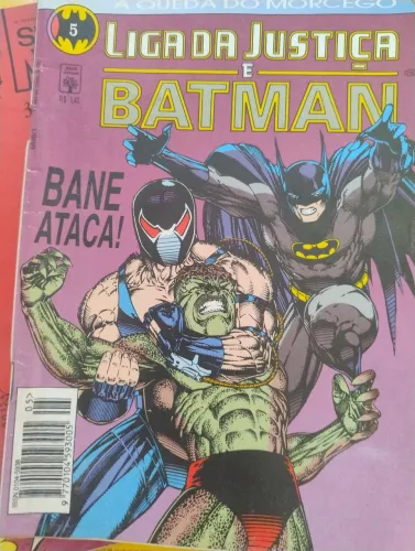 Revista gibi A Queda do Morcego Liga da Justiça e Batman vol 5