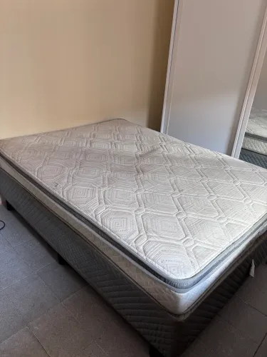 Cama Box Casal - Base + Colchão