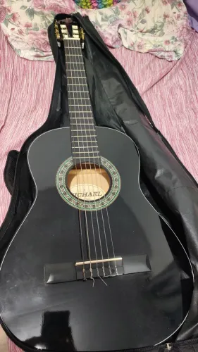 Violão Michael Preto+Capa Original 