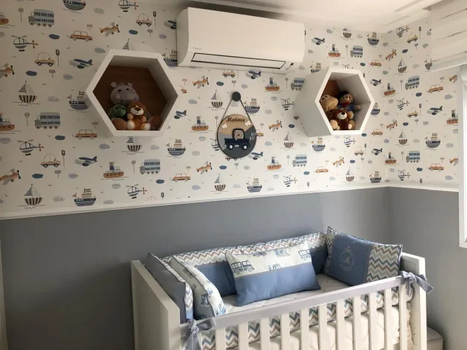 Lindíssimo Enxoval Completo de qualidade premium de quarto de menino novíssimo!