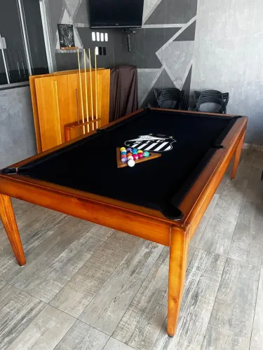 Mesa de jantar/bilhar de luxo 