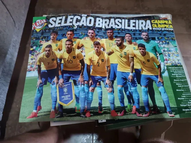 Pôster Seleção Brasileira Campeã Olímpica
