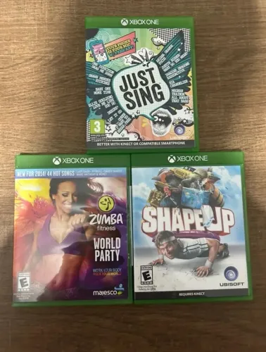 Jogos de Xbox 3 jogos por 50 reais