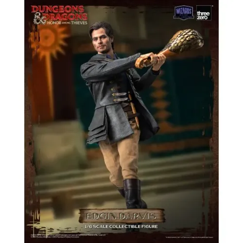 Boneco Edgin Darvis 1/6 Threezero Dungeons & Dragons: