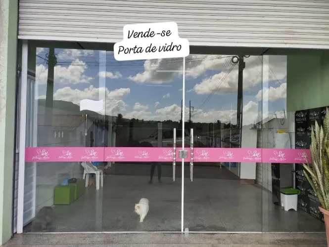 Porta de vidro