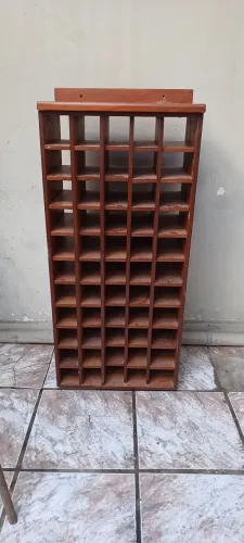 PORTA VINHOS ANTIGO DE MADEIRA /// R$1200,00