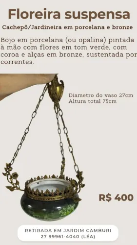 Floreira suspensa