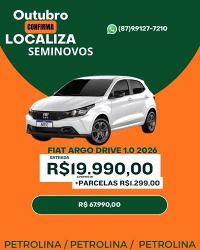 Fiat Argo Drive 1.0 6V Flex 2026