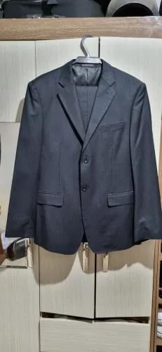 TERNO PRETO ERMENEGILDO ZEGNA SUPER 180 TAMANHO 50
