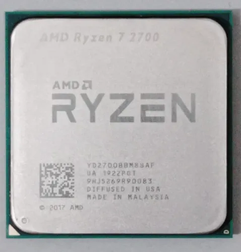 Processador Rysen 7 2700 + Air Cooler RGB AMD dedicado