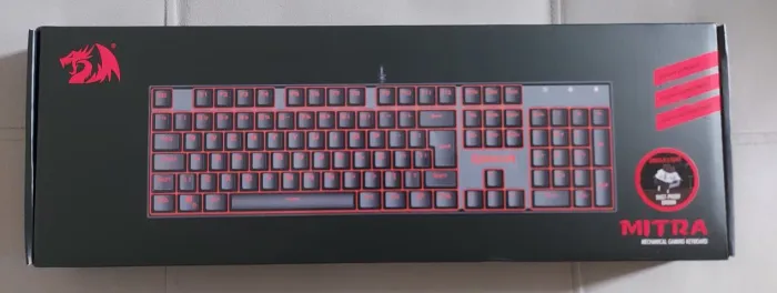 (Lacrado) Teclado Mecânico Redragon Mitra Red K551