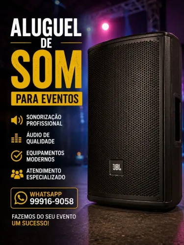 aluguel de som profissional