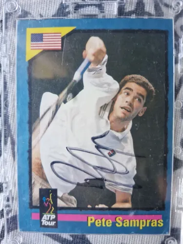Carta Pete Sampras ATP Tour Autografada - Item de Colecionador