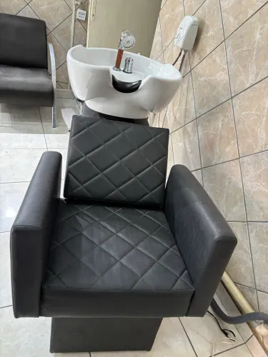 Kit lavatório e cadeira salão de beleza