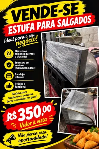 Estufa de salgados