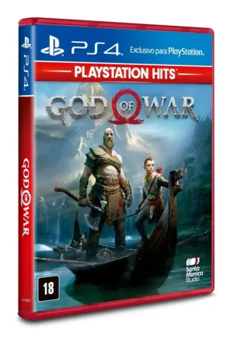 Jogo de PlayStation 4 (PS4) - God of War (Novo - Lacrado) Mídia Física