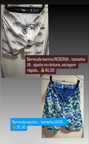 Desapego menino shorts