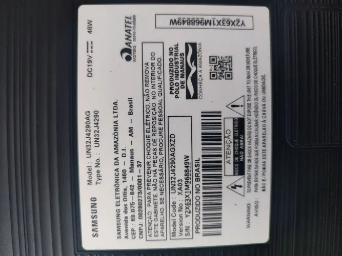 Tv Samsung 32 polegadas - tela intacta para aproveitamento das peças