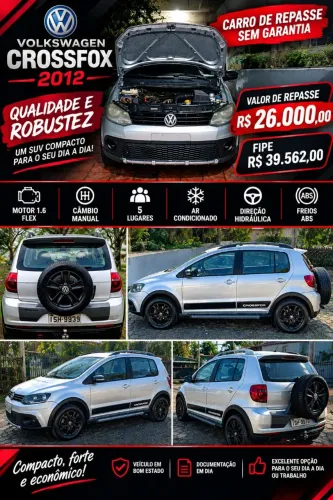 Volkswagen Crossfox 1.6 MI Total Flex 8V 5P 2012