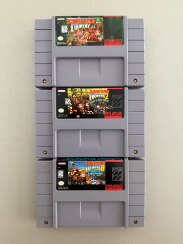 Triologia Donkey Kong snes 100% Original