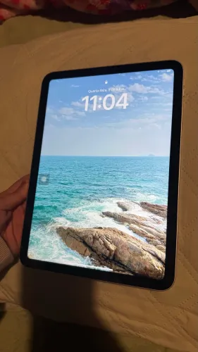 iPad Apple 10 geração 64 GB - Prata - Excelente Estado