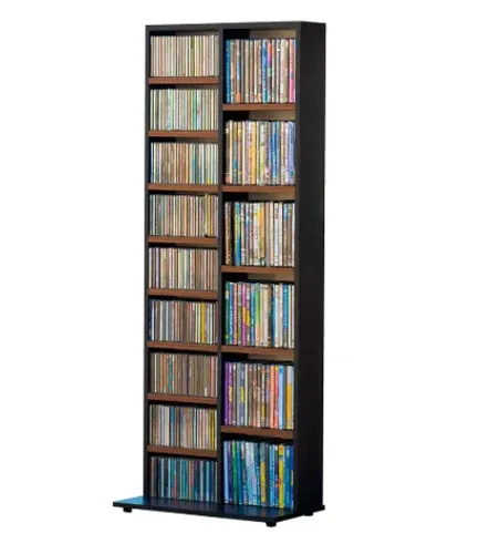 Estante para CDs e DVDs