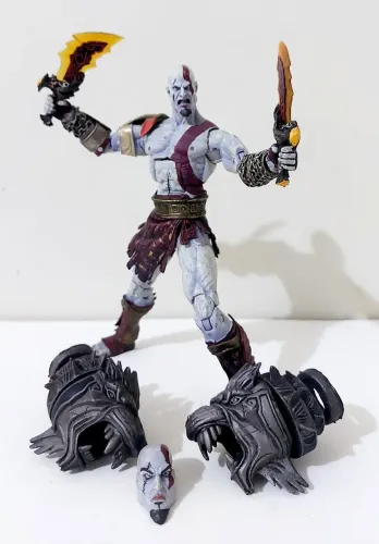 Action Figure kratos God of War 3 NECA 20cm COMPLETO