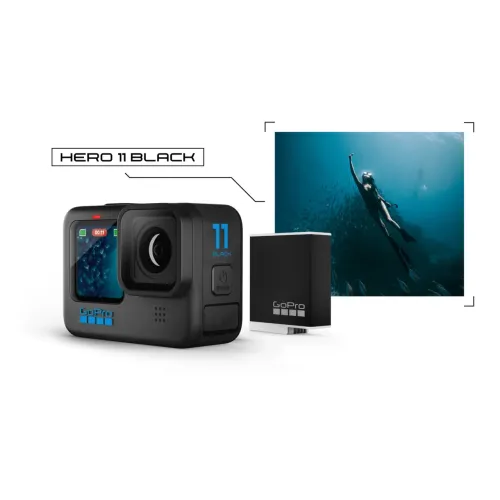 Câmera de ação HERO11 Black usada uma vez