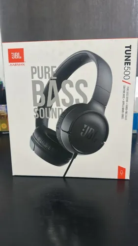 JBL, Fone de Ouvido, Tune 500, Com Fio - Preto