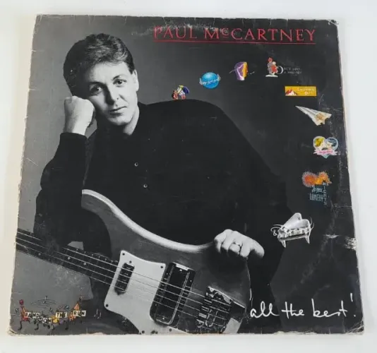 Lp Duplo,Paul McCartney,All The Best !,Capa Com Marcas & Pequenas Falhas,Vinis Muito Bom e