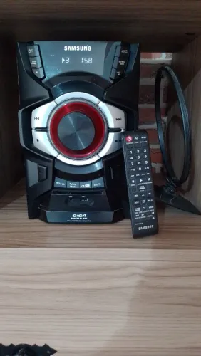 Mini system Samsung giga sound blast sem bluetooth mx f730