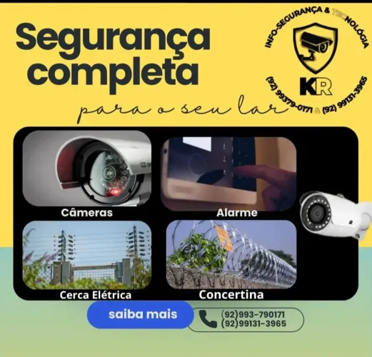 Fazemos instalação de Câmerasde segurança, Concertina e Fechadura Digital - Melhor Preço 