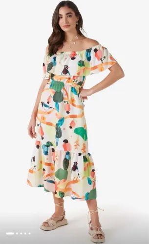 Vestido casual colorido