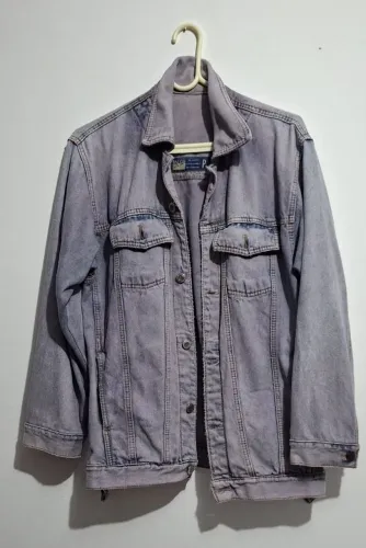 Jaqueta jeans vintage unissex usanda