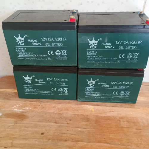 4 Bateria 12 v 12ah 400 reais
