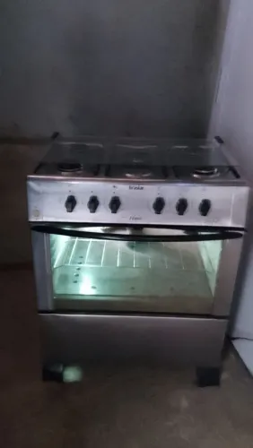 Fogão de cinco bocas com acendimento automático lâmpada no forno