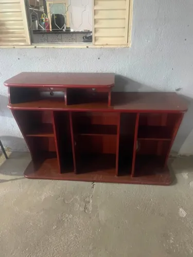 Rack de Madeira Maciça para Sala Rustico