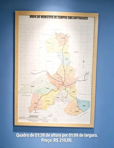 Quadro grande para sua empresa, ou estabelecimento da cidade CAMPOS DOS GOYTACAZES -RJ