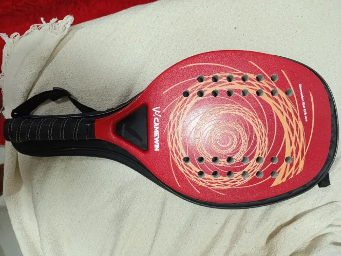 Raquete de Beach Tênis Camewin de fibra de carbono