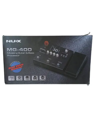 PEDALEIRA NUX MG400 PARA GUITARRA E BAIXO
