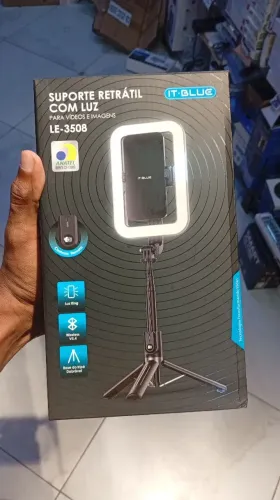 SUPORTE RETRÁTIL COM LUZ
