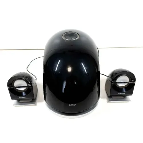 Caixas Som Edifier E110 2.1 21W RMS PC Notebook Dell Acer Lenevo Macbook Mac JBL Logitech