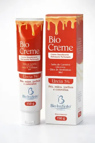 Bio creme uréia Mãos joelhos e cotovelos 150g