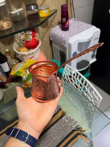 Cafeteira turca de cobre nova