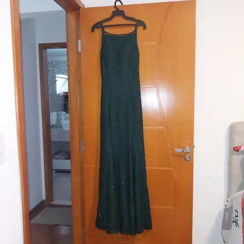 VESTIDO FESTA VERDE MUSGO c EXARPE