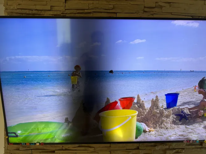 Samsung 65? 4K UN65RU7100G Com Defeito na Tela - Liga Normalmente