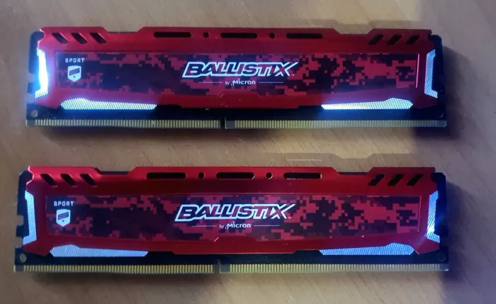 Memória RAM DDR4 16GB (2x8GB=16GB) Ballistix 2666mhz