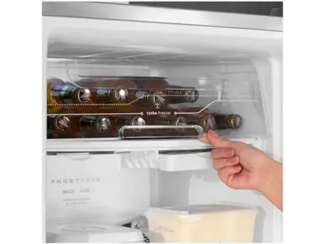 Geladeira/Refrigerador Electrolux Frost Free Inox Duplex Prata 371L DFX41