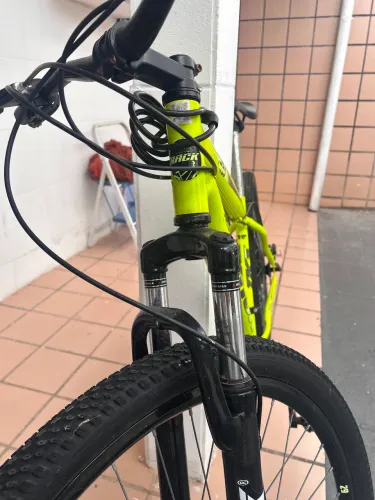 Bicicleta Track Aro 29 Verde Neon 21 Marchas | Com Nota Fiscal