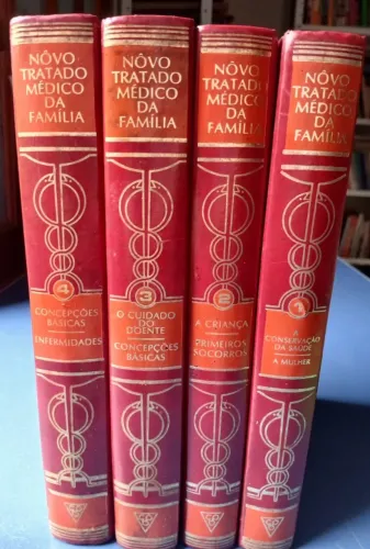 Novo Tratado Médico da Família 4 Volumes